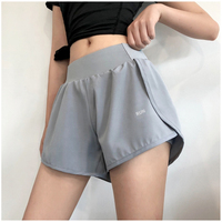 Shorts Deportivos de Cintura Alta para Mujer, de Secado Rápido, Transpirables, Personalizados para Verano, para Correr, Hacer Ejercicio, Yoga, Ciclismo, con Bolsillo, Ecológicos