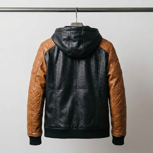 Blousons en cuir pour hommes 2025 en vente au meilleur prix – Respirants, imperméables, grandes tailles, avec logo unique – Vente en gros - Product Image 5