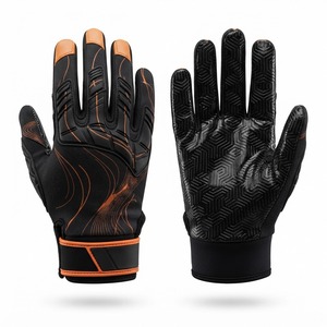 Gants de football américain haute performance en cuir avec écran tactile pour hommes, femmes et jeunes joueurs – Respirants et légers pour l'entraînement - Product Image 3