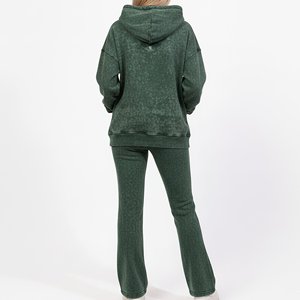 <b>Women</b> Solid Color Cotton Tracksuit Oversized <b>Fleece</b> Pullover Hoodie <b>Joggers</b> Set Casual Winter Wear Loose Fit Drawstring Pants - Product Image 6