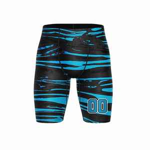 ชุดเสื้อเจอร์ซีย์ 7V7 แบบมีฮู้ด แขนกุด สีน้ำเงินดำลายทาง ระบายเหงื่อได้ดี สำหรับผู้ใหญ่ แบบสวมพอดีตัว สั่งทำพิเศษได้ - Product Image 5