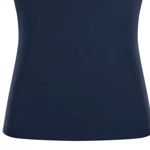 Débardeur en coton biologique écologique, débardeur avec logo brodé personnalisé, usine de débardeurs, débardeur de sport sans couture pour le yoga - Product Image 3