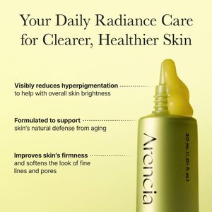Arencia Vitamin C Booster Shot <b>Face</b> & Eye Cream Moisturizer 30ml Tube for Radiance & Boosting - Product Image 6