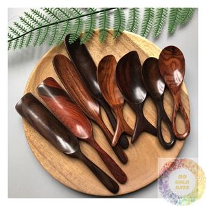 Wooden Spoon Natural Rustic Kitchen Decor Handmade Farmhouse Utensil for Home Table Setting Restaurant Cafe and Gift Shops - Product Image 6