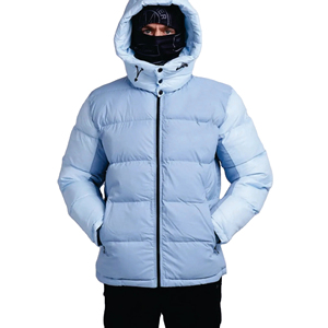 Custom Manufacturer's Men's Winter Jacket Puffer <b>Duck</b> <b>Down</b> <b>Coat</b> with Windproof Waterproof Hood Warm Reversible Plus Size Options - Product Image 1