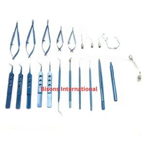 Juego de Instrumentos Quirúrgicos Oftálmicos Manuales para Cirugía de Cataratas, de Acero Inoxidable, Alta Calidad, Certificado CE, OEM, Venta al Por Mayor - Product Image 2