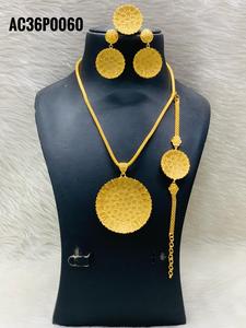 จี้ทองชุบ 24K หนัก 1 กรัม ประดับมุกเทียม - เครื่องประดับผู้หญิงทันสมัยสำหรับงานแต่งงานและวันครบรอบ - Product Image 2