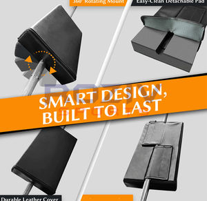 Adjustable Thick Non-Slip Durable Pu Leather Customizable Hip Thrust <b>Bench</b> Pads for Gym Weightlifting - Product Image 6