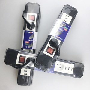 3way France Type Rallonge USB 3 Prises Power Strip Avec 3 Ports USB Socket Charger <span class=keywords><strong>Voyage</strong></span> (5V3A) 1.5 Cable - Product Image 6