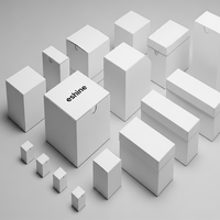 Cajas de Empaque con Logotipo Personalizado al por Mayor - Cartón Reutilizable, Reciclable, Portátil, Diseño Moderno y de Lujo, Laminación Mate, Color Personalizado