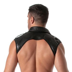 Neoprene Elastic Pocket <b>Harness</b> <b>Black</b> Mens Fetish Chest <b>Harness</b> Sexy Pouch - Product Image 5