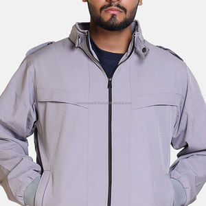 Nardon Apparel OEM de qualité supérieure Logo personnalisé Veste coupe-vent à capuche pour hommes à la mode en plein air 100% - Product Image 6