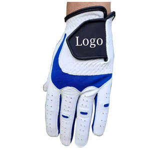 Guantes de Golf Deportivos para Hombre con Logotipo Personalizado, Piel de Oveja y Cuero Genuino, Dedos Completos, Correa Ajustable para las Manos - Product Image 3