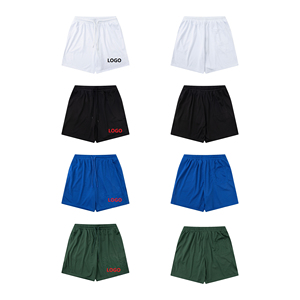 Pantalones Cortos de Baloncesto, Nuevo Estilo Urbano, Personalizados, Sólidos, Deportivos para Hombre, con Logotipo Termotransferible, Bolsillos Delanteros, Diseño Informal - Product Image 1