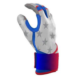 Gants de frappe de baseball à manchette longue, professionnels, durables, protection des mains, gants de frappe de softball en cuir Cabretta pour hommes - Product Image 3