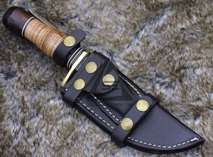 Cuchillos de Hoja Fija con Mango de Madera, Marca Privada OEM, Personalizables en Color y Tamaño, Alta Calidad, MOQ Bajo - Product Image 3
