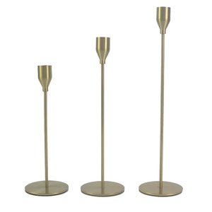 เชิงเทียนยาวแบบคลาสสิกที่เรียบง่ายเหมาะสำหรับการตกแต่งภายในบ้านพื้นที่สมัยใหม่และแบบดั้งเดิมจากอินเดีย - Product Image 2