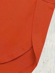 Wholesale High Quality T-<b>Shirt</b> <b>Orange</b> Short Sleeve T-<b>Shirt</b> With Cartoon Print O-Neck Loose Fit <b>Men</b> Casual Knitted Cotton Top - Product Image 5