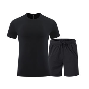 Conjunto Deportivo para Hombre, Camiseta y Pantalones Cortos, 2 Piezas, Ropa Deportiva Transpirable, Traje de Entrenamiento - Product Image 5