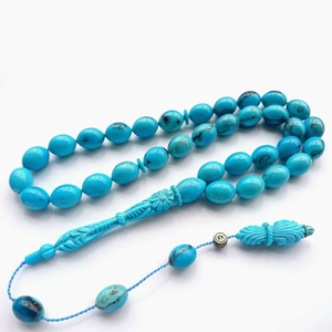Perles de Tasbih en résine écologiques durables, chapelet islamique, décoration de la maison, prières quotidiennes du Ramadan, perles de prière faites à la main de haute qualité - Product Image 1