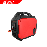 Générateur portable à essence 4 temps refroidi par air avec démarrage automatique/à distance et affichage numérique pour camion