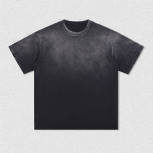 T-shirt décontracté unisexe 100 % coton, coupe ample, confortable pour tous les jours, streetwear, anti-plis, séchage rapide, manches courtes - Product Image 3
