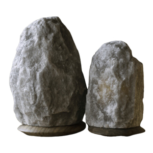 Lámparas de Sal del Himalaya con Base de Madera, Forma Natural de Pirámide, Hechas a Mano, Portátiles, Purificadoras de Aire, Sal Natural, Empaque Personalizado - Product Image 6