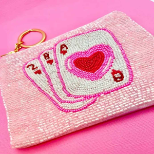 Porte-monnaie classique perlé fait main à motif dessin animé, avec logo personnalisé et impression typographique, pour cadeaux de Noël et de la Saint-Nicolas - Product Image 3