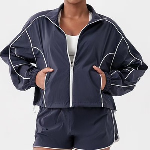 Custom Sweatsuit Manufacturer Embroidery <b>Zip</b> <b>up</b> <b>Jacket</b> Jogger Set Color Block Nylon Sweat Pant Windbreaker Tracksuits for Men - Product Image 6