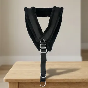 Fabricant de harnais pour chien en fourrure OEM, harnais pour animaux de compagnie rembourré et doux, marque privée de Divine International - Product Image 5