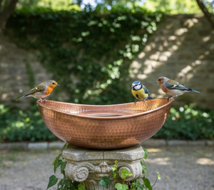 Bebederos para Pájaros de Metal para Decoración de Jardín, Bebedero con Soporte, Hecho a Mano en India, Calidad de Exportación Directa de Fábrica, para Exteriores - Product Image 6