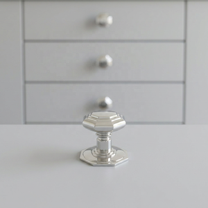 Bouton de meuble en laiton de designer, plaqué or poli, non laqué, pour armoire, commode, tiroirs de cuisine et maison - Product Image 6