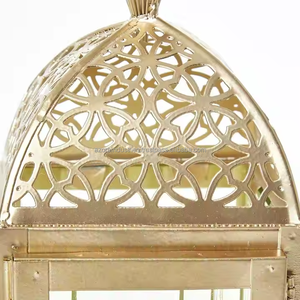metal Candle Lantern Factory Hot Sell Home Ramadan Decorations Hanging Glass Candle Christmas - Product Image 2