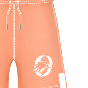 Shorts de rugby blancs pêche, taille élastique avec cordon de serrage, pour entraînement et match, vêtements de sport légers pour équipes - Product Image 3