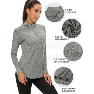 Haut de sport respirant et écologique à manches longues pour femme – Confort athlétique léger pour l'entraînement, la course et le fitness - Product Image 3