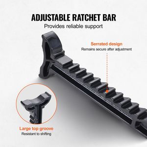 Martinetto idraulico da corsa in ferro per impieghi gravosi da 2 tonnellate (4400 libbre) a basso profilo con cavalletti inclusi - Product Image 5