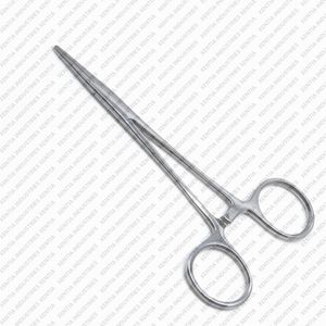 Pince hémostatique Halsted pour moustiques, 5 pouces, droite, à poignée verrouillable, en acier inoxydable, instrument chirurgical vétérinaire - Product Image 4