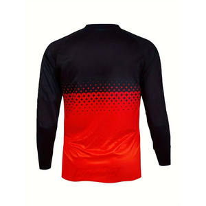 Camiseta deportiva cortavientos de secado rápido para BMX, MX, MTB, motocross, carreras de motocicletas con diseño y talla personalizados - Product Image 2