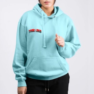 Sweat-shirt graphique en coton 2026, style streetwear simple, coupe ample, à capuche, pour femme, pull grande taille, personnalisable, imprimé uni - Product Image 4