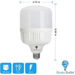 Ampoule LED 40W équivalent 350W, blanc froid 5000K, 4000 Lumens, éclairage commercial High Bay 300W, culot E26 - Product Image 2