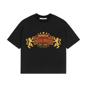 oversize t shirt premium cotton white graphic rodeo hills palm car print custom 100% cotton T-shirt for men loose fit printed - Product Image 6