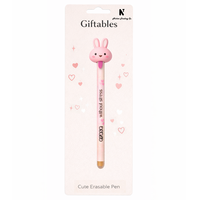 Stylo Gel Novelty à Pointe Bille Populaire, Mignon, en Forme de Grenouille, à Langue Extensible, Effaçable, pour Enfants, Étudiants, Fêtes, Bureau, Bleu/Noir