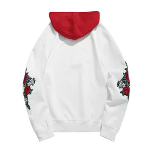 เสื้อฮู้ดดี้ปักลายสำหรับผู้ชาย น้ำหนักเบา ผ้าฝ้ายฟลีซ 100% ระบายอากาศดี ขายดี กำลังเป็นที่นิยม มีจำหน่ายในราคาขายส่ง รับสกรีนโลโก้ - Product Image 6