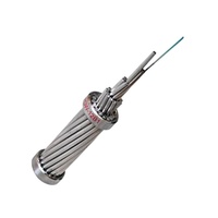 Câble OPGW à 36 conducteurs en aluminium, fibre optique monomode G652D, pour mise à la terre aérienne, température maximale 200°C, prix au mètre