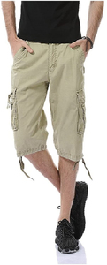 Pantalones Cortos Cargo para Hombre, Transpirables, con Logotipo Personalizado, Ajuste Delgado, de Moda, con 6 Bolsillos y Cordón Ajustable, ¡Gran Venta! - Product Image 6