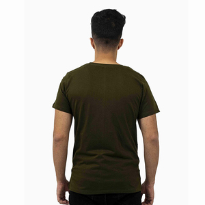 เสื้อยืดแฟชั่นคุณภาพสูงสำหรับผู้ชาย สีพื้น คอกลม ทรงปกติ เสื้อยืดเปล่าสำหรับผู้ชาย - Product Image 3