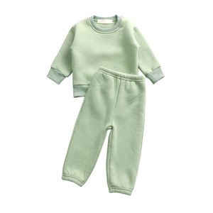 Custom Clothing Manufacturers Children's Hoodies Long Sleeves Kids Tracksuits <b>Sets</b> Fleece Fabric Kids Clothing Joggers <b>Sets</b> - Product Image 3