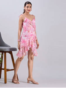 Vestido Midi Vintage con Cuello en V, Sin Mangas, Estilo Bohemio, Ecológico, Estampado Floral, Atuendo de Verano, Casual y Elegante para Mujer - Product Image 2