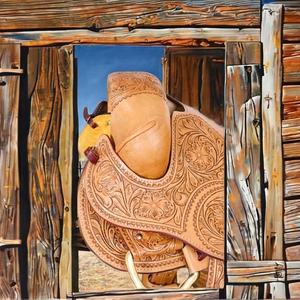 TI101OA052 Silla de montar western de cuero inglés personalizada con marca, asiento suave, armazón de fibra de vidrio y herrajes de acero inoxidable - Product Image 2