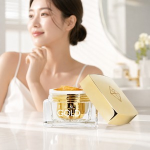Mascarilla facial coreana de oro, proveedor coreano de mascarillas faciales, mascarilla facial coreana ODM, cuidado de la piel coreano OEM, mascarilla facial de oro puro coreana OEM - Product Image 6